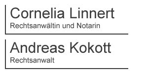 Kanzlei Linnert und Kokott - Notariat Rechtsanwälte Linnert und Kokott
